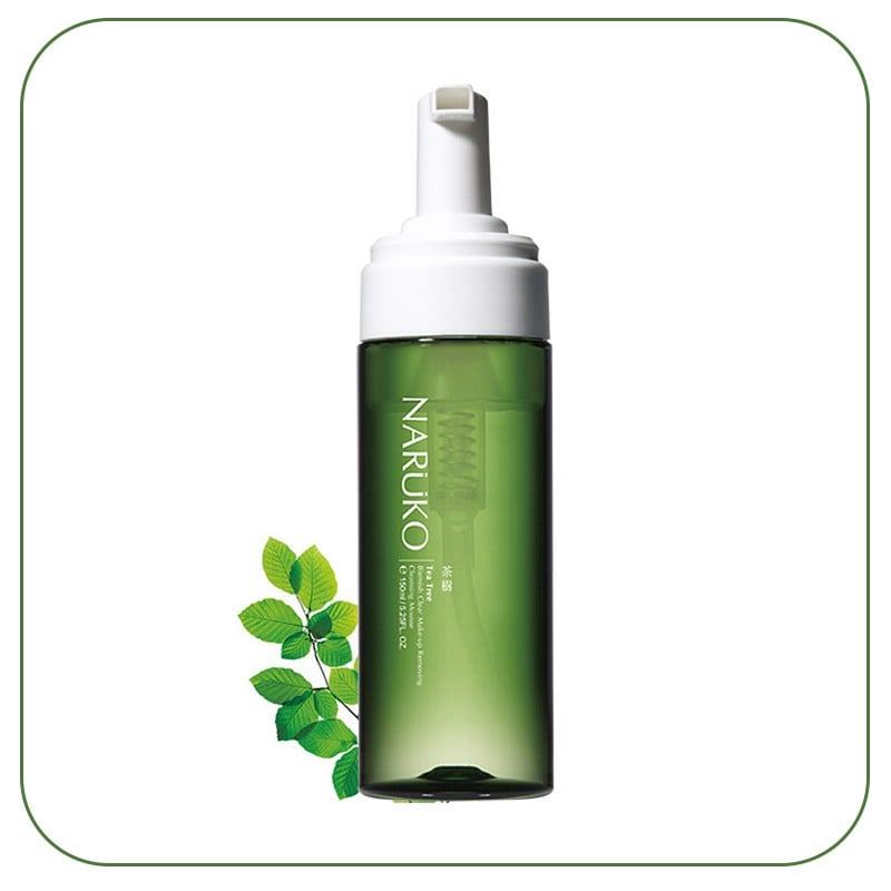 Nước Tẩy Trang Dạng Bọt Chiết Xuất Tràm Trà Naruko Tea Tree Blemish Clear Make-up Removing Cleansing Mousse 150ml