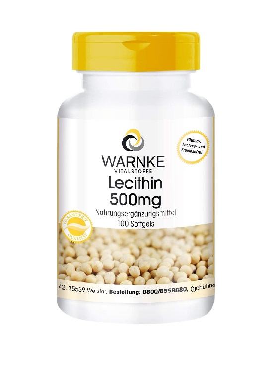 Viên uống mầm đậu nành Warnke Vitalstoffe Lecithin