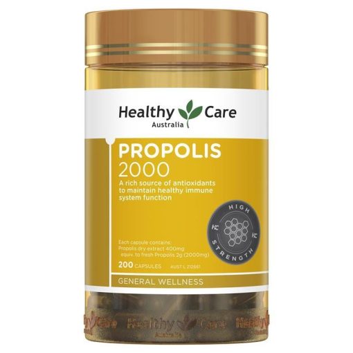 keo ong healthy care propolis 2000mg hộp 200 viên