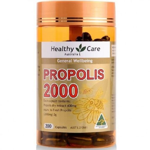 keo ong healthy care propolis 2000mg hộp 200 viên