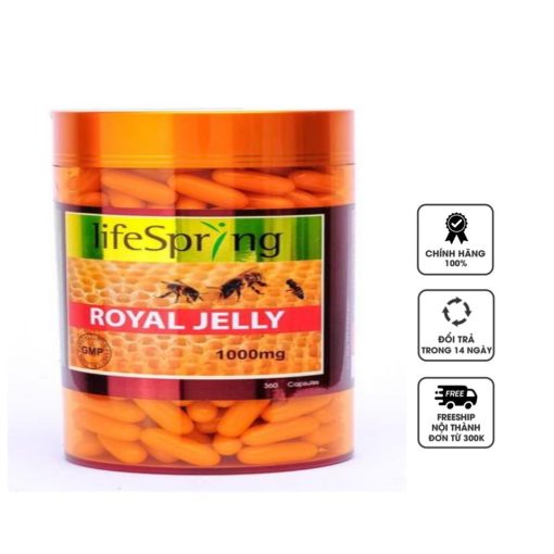 sữa ong chúa life spring royal jelly 1000mg 360 viên