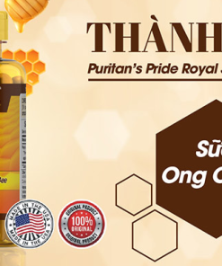 sữa ong chúa royal jelly 500mg puritan's pride mỹ chính hãng