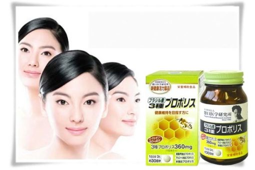 viên uống keo ong kết hợp sữa ong chúa propolis noguchi