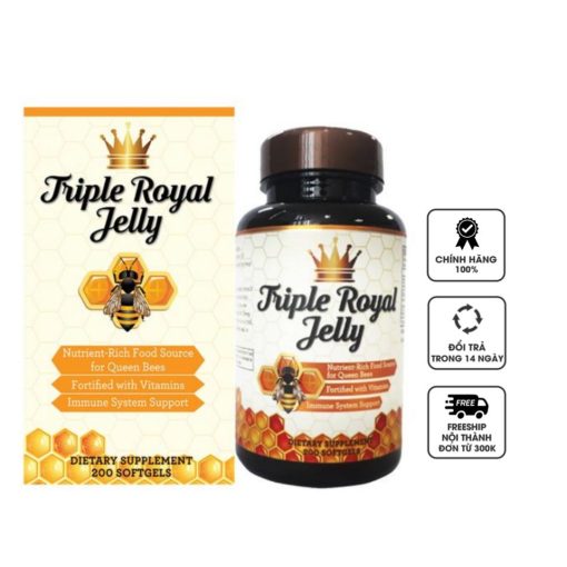 viên uống sữa ong chúa triple royal jelly nu-health